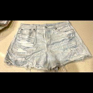 American Eagle High-Waist Jean Shorts